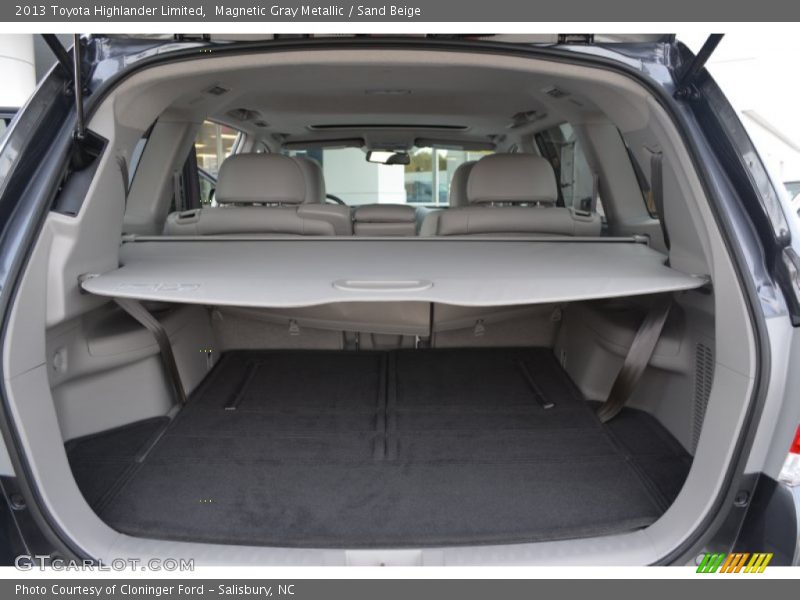 Magnetic Gray Metallic / Sand Beige 2013 Toyota Highlander Limited