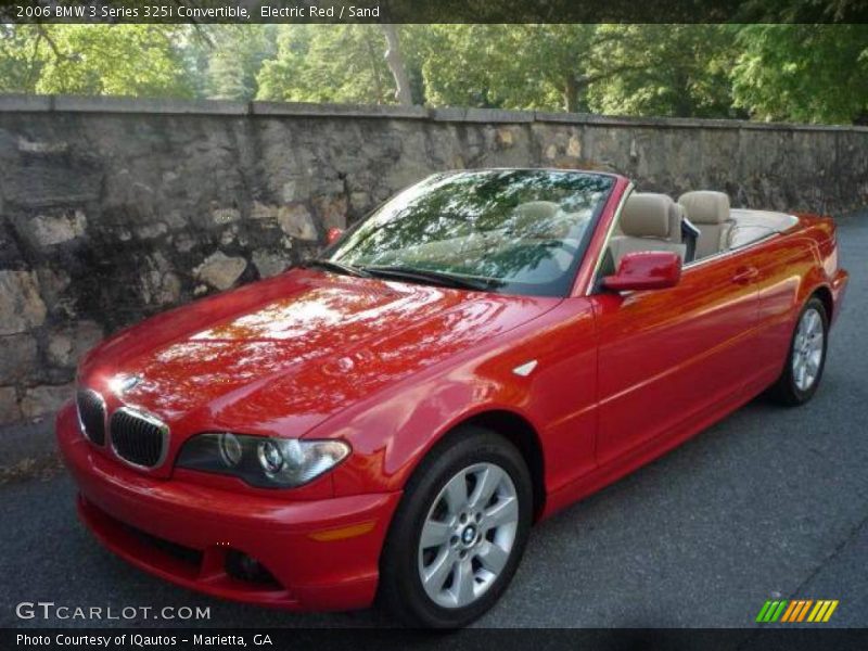 Electric Red / Sand 2006 BMW 3 Series 325i Convertible