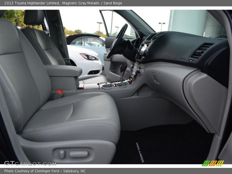 Magnetic Gray Metallic / Sand Beige 2013 Toyota Highlander Limited