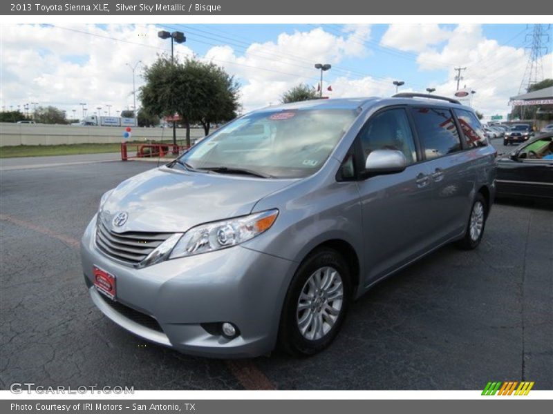 Silver Sky Metallic / Bisque 2013 Toyota Sienna XLE