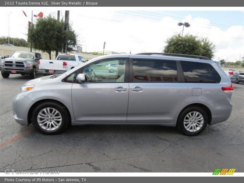 Silver Sky Metallic / Bisque 2013 Toyota Sienna XLE