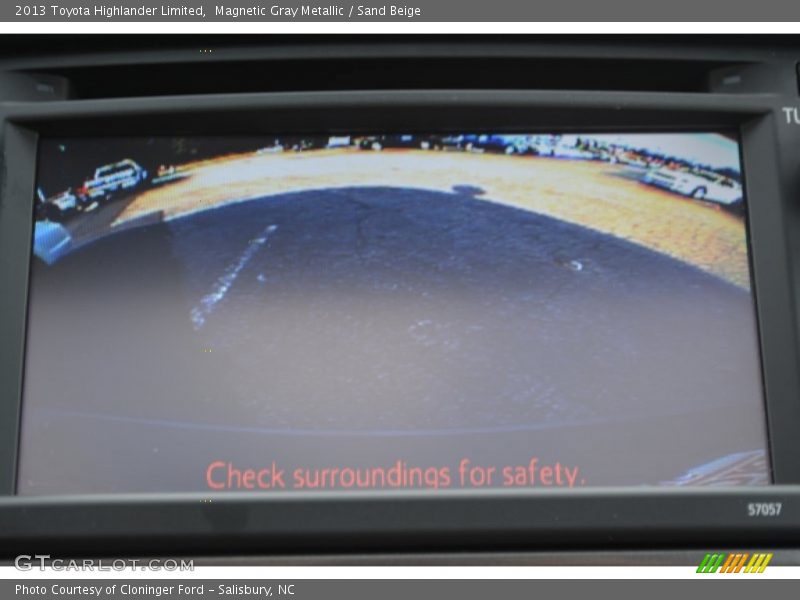 Magnetic Gray Metallic / Sand Beige 2013 Toyota Highlander Limited