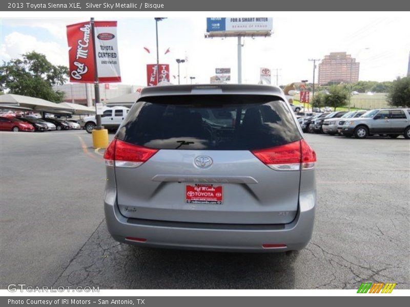 Silver Sky Metallic / Bisque 2013 Toyota Sienna XLE