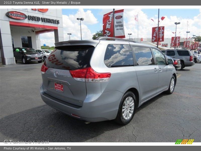 Silver Sky Metallic / Bisque 2013 Toyota Sienna XLE