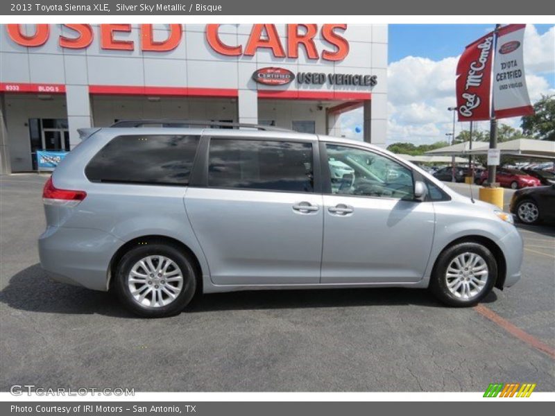 Silver Sky Metallic / Bisque 2013 Toyota Sienna XLE