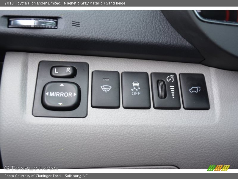 Magnetic Gray Metallic / Sand Beige 2013 Toyota Highlander Limited