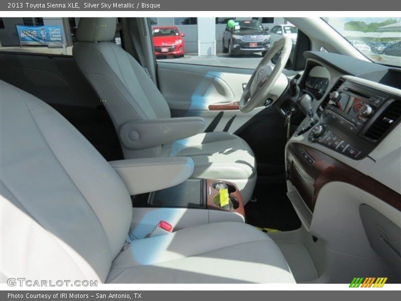 Silver Sky Metallic / Bisque 2013 Toyota Sienna XLE