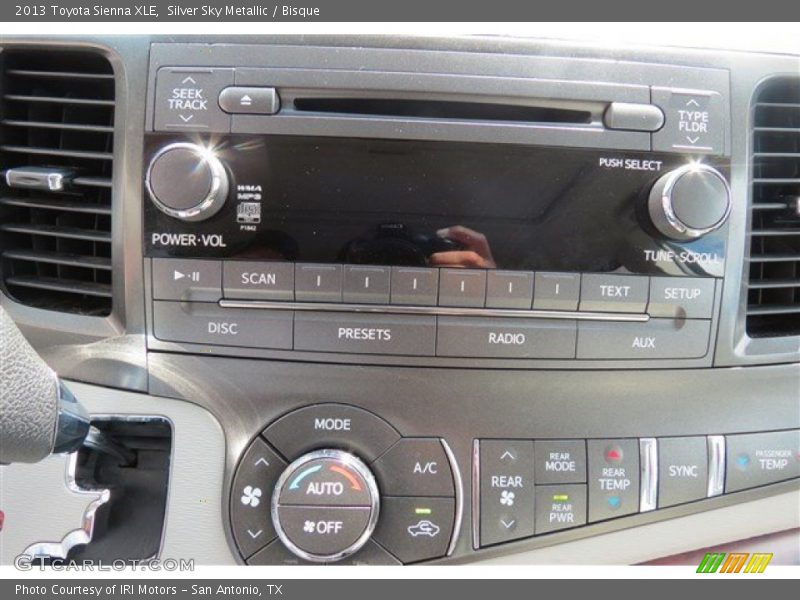 Silver Sky Metallic / Bisque 2013 Toyota Sienna XLE