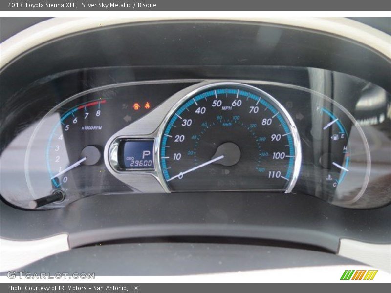 Silver Sky Metallic / Bisque 2013 Toyota Sienna XLE