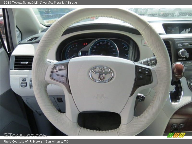 Silver Sky Metallic / Bisque 2013 Toyota Sienna XLE