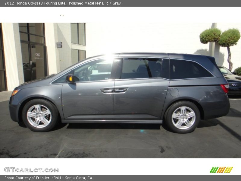 Polished Metal Metallic / Gray 2012 Honda Odyssey Touring Elite