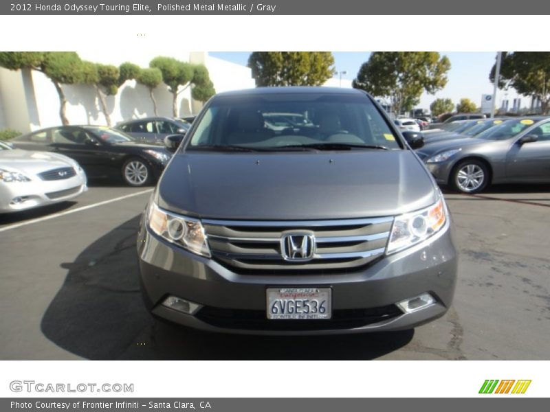 Polished Metal Metallic / Gray 2012 Honda Odyssey Touring Elite