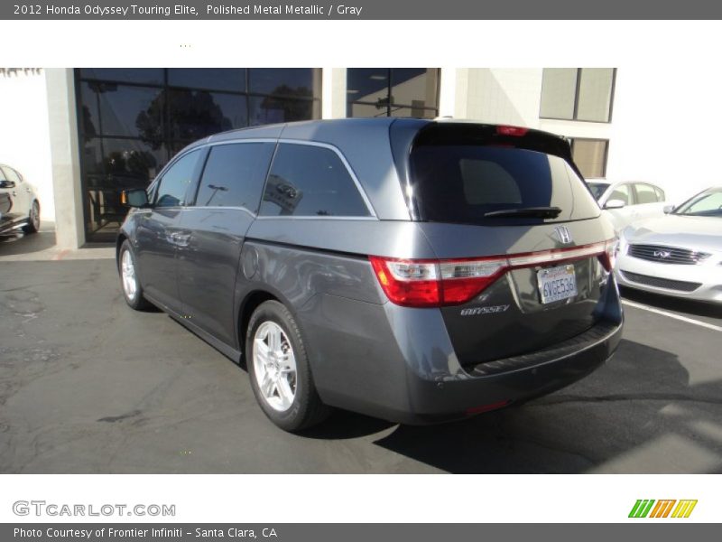 Polished Metal Metallic / Gray 2012 Honda Odyssey Touring Elite