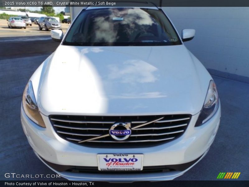 Crystal White Metallic / Soft Beige 2015 Volvo XC60 T6 AWD