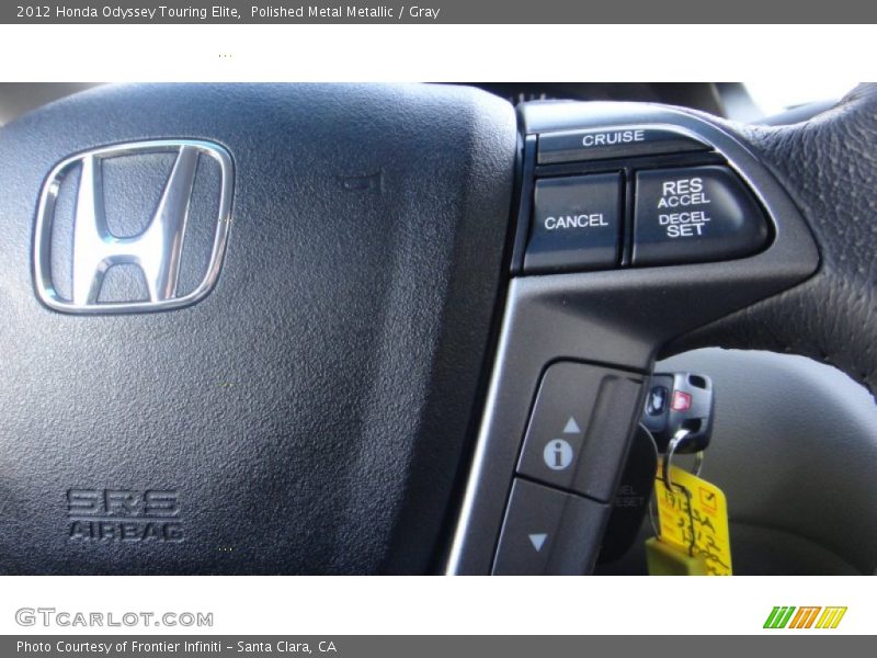 Polished Metal Metallic / Gray 2012 Honda Odyssey Touring Elite