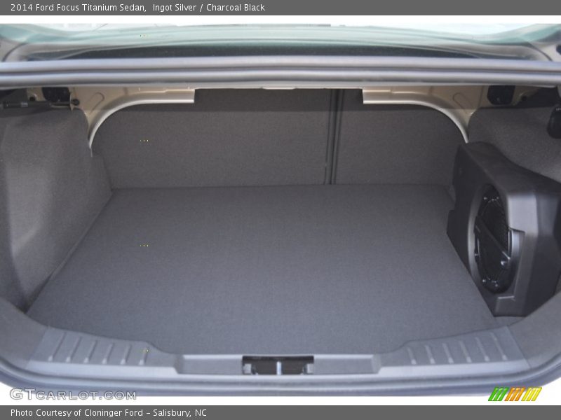 Ingot Silver / Charcoal Black 2014 Ford Focus Titanium Sedan