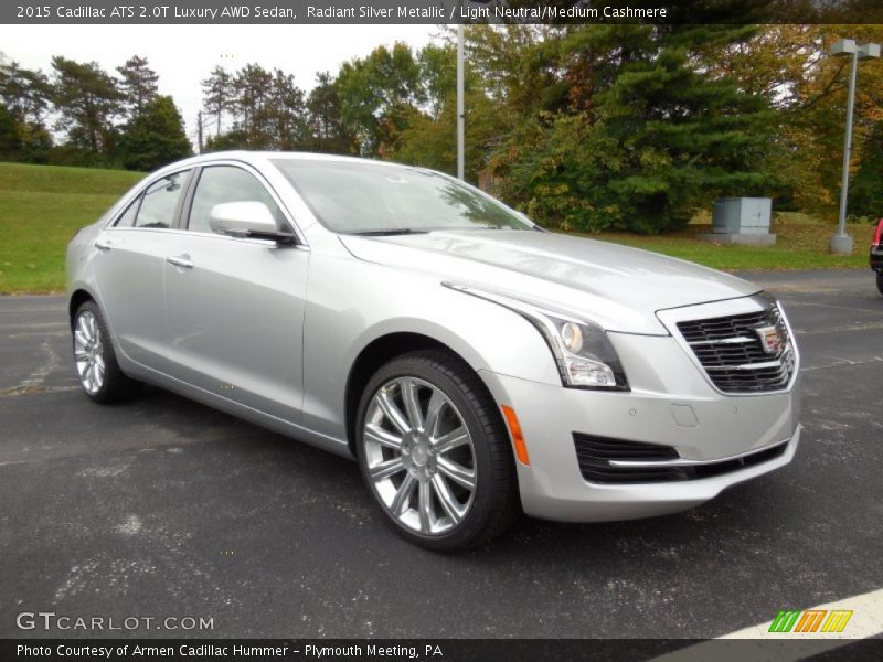 Front 3/4 View of 2015 ATS 2.0T Luxury AWD Sedan