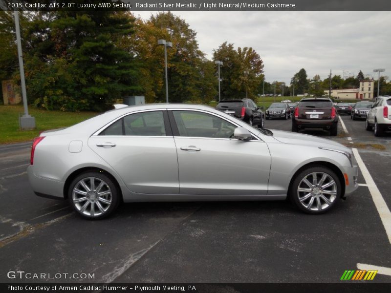  2015 ATS 2.0T Luxury AWD Sedan Radiant Silver Metallic