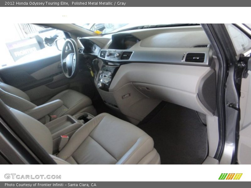 Polished Metal Metallic / Gray 2012 Honda Odyssey Touring Elite