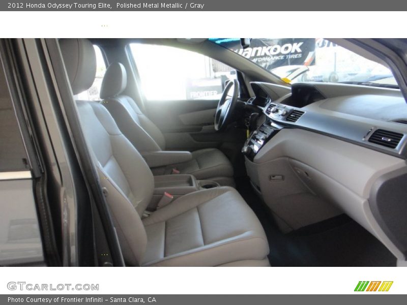 Polished Metal Metallic / Gray 2012 Honda Odyssey Touring Elite