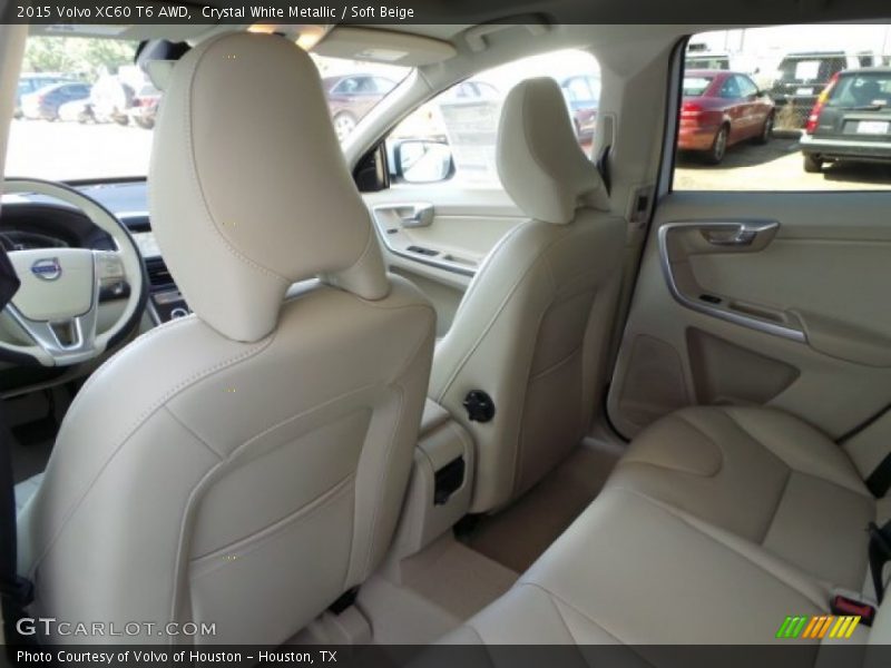 Crystal White Metallic / Soft Beige 2015 Volvo XC60 T6 AWD