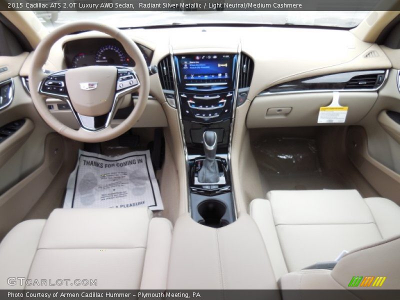 Dashboard of 2015 ATS 2.0T Luxury AWD Sedan
