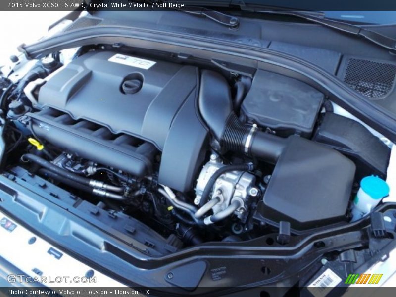 Crystal White Metallic / Soft Beige 2015 Volvo XC60 T6 AWD