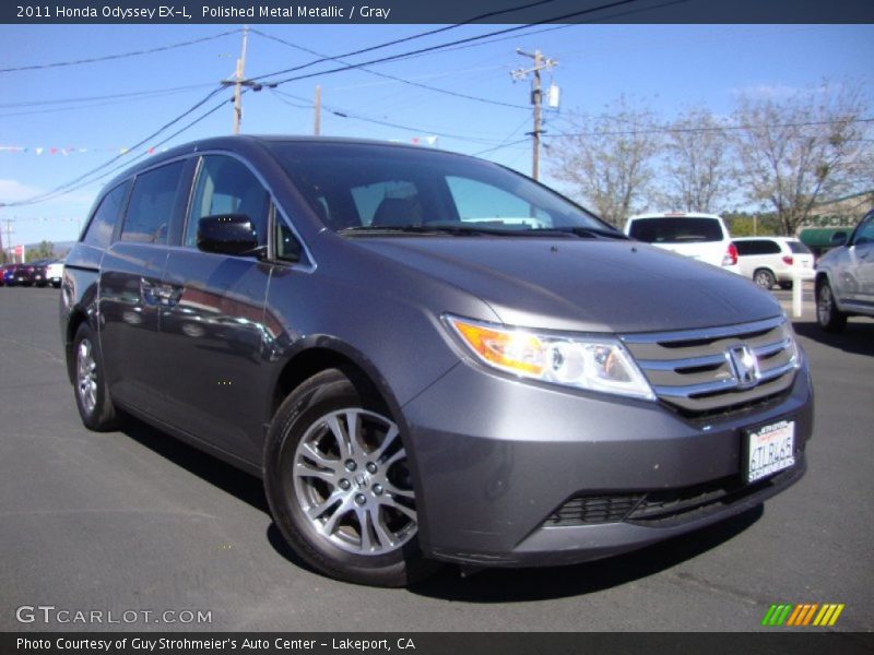 Polished Metal Metallic / Gray 2011 Honda Odyssey EX-L