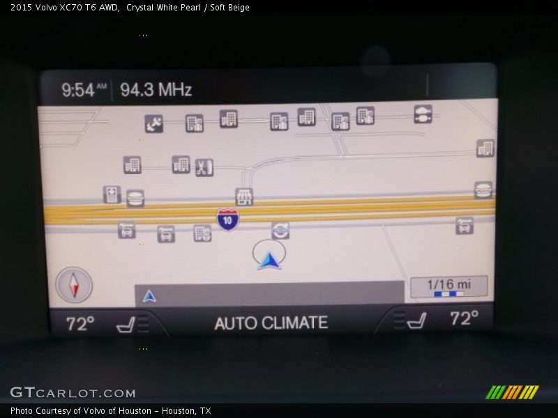 Crystal White Pearl / Soft Beige 2015 Volvo XC70 T6 AWD