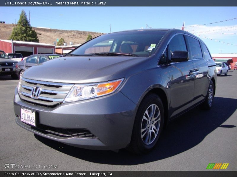 Polished Metal Metallic / Gray 2011 Honda Odyssey EX-L