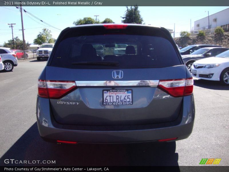 Polished Metal Metallic / Gray 2011 Honda Odyssey EX-L