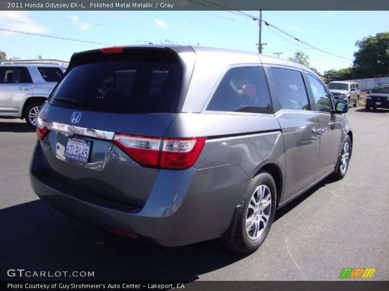 Polished Metal Metallic / Gray 2011 Honda Odyssey EX-L