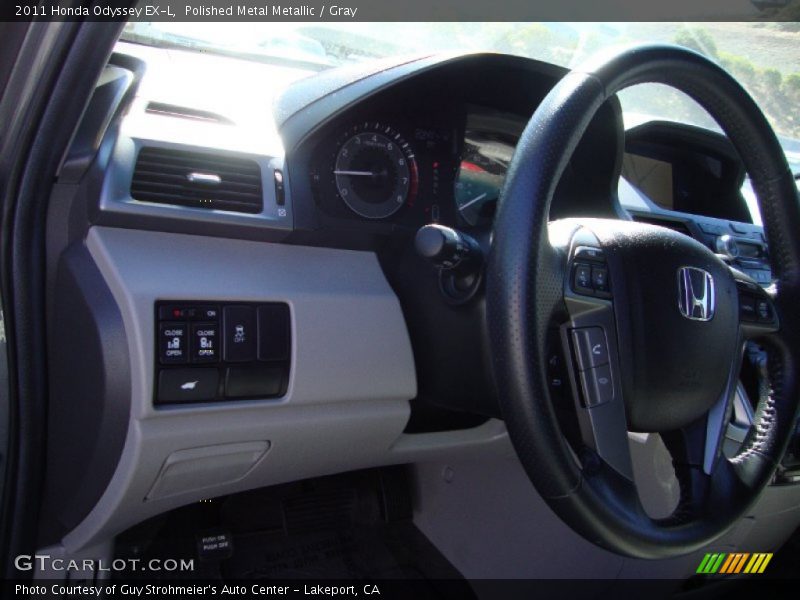 Polished Metal Metallic / Gray 2011 Honda Odyssey EX-L