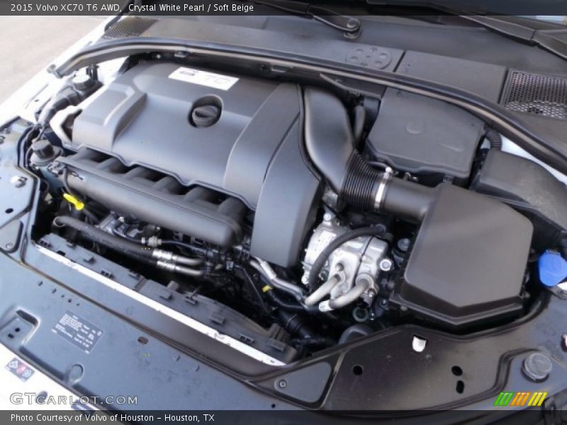 Crystal White Pearl / Soft Beige 2015 Volvo XC70 T6 AWD