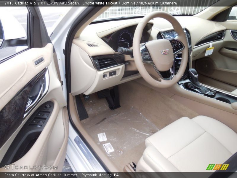 Light Neutral/Medium Cashmere Interior - 2015 ATS 2.0T Luxury AWD Sedan 