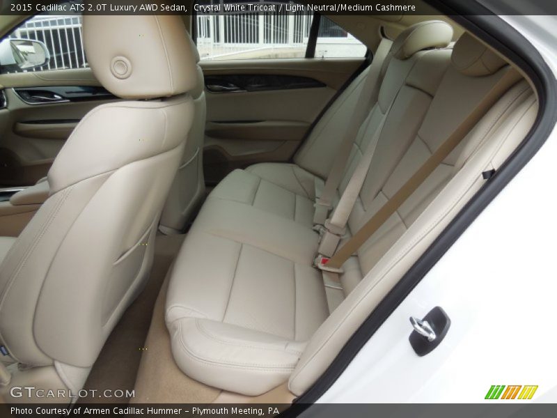 Rear Seat of 2015 ATS 2.0T Luxury AWD Sedan