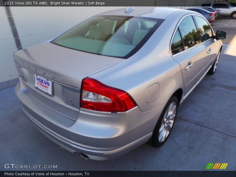Bright Silver Metallic / Soft Beige 2015 Volvo S80 T6 AWD