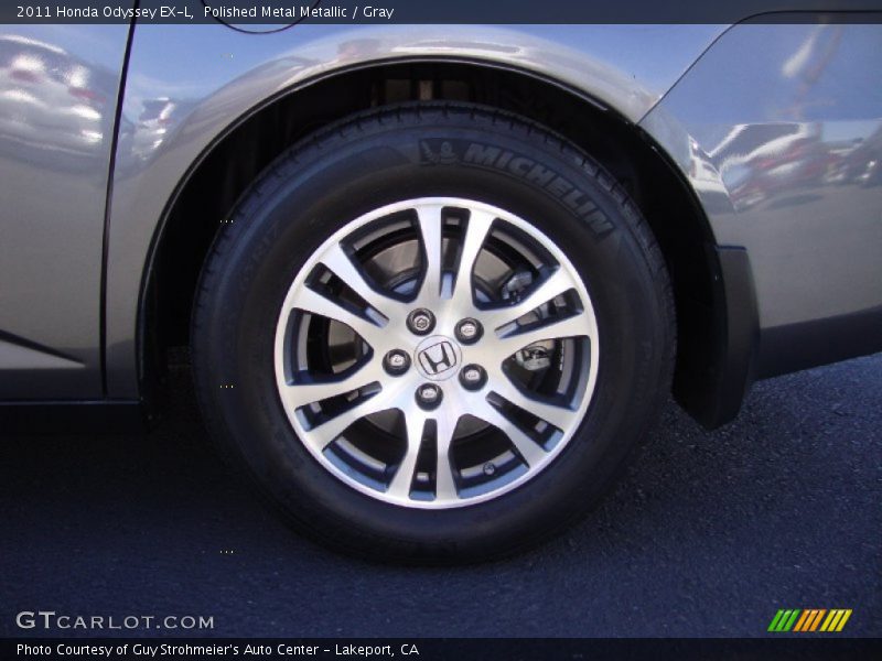 Polished Metal Metallic / Gray 2011 Honda Odyssey EX-L