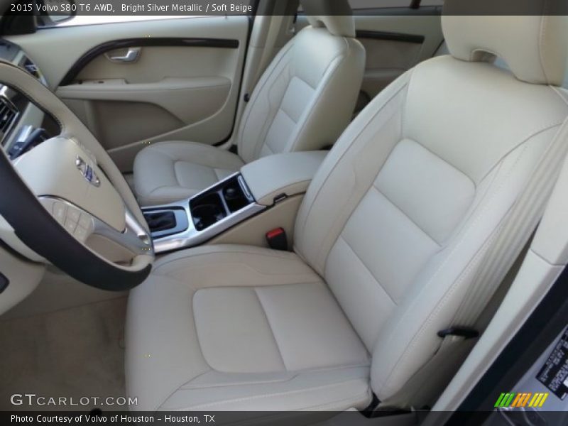 Bright Silver Metallic / Soft Beige 2015 Volvo S80 T6 AWD