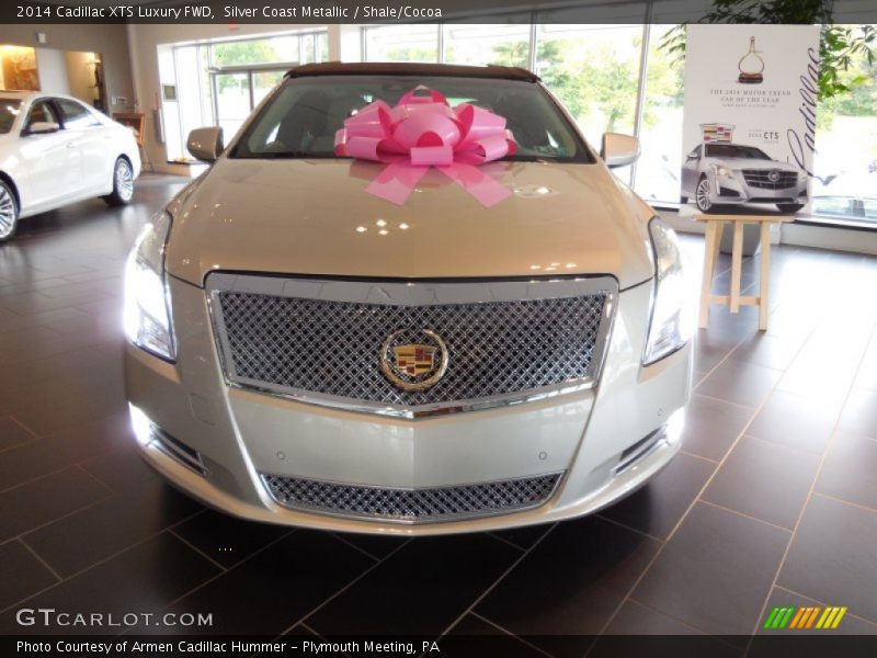 Silver Coast Metallic / Shale/Cocoa 2014 Cadillac XTS Luxury FWD