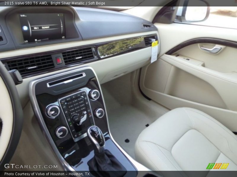 Bright Silver Metallic / Soft Beige 2015 Volvo S80 T6 AWD
