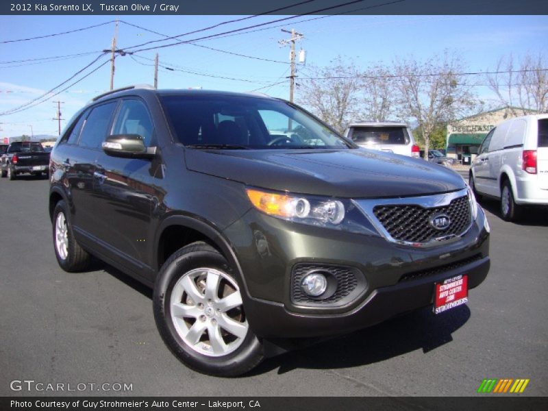Tuscan Olive / Gray 2012 Kia Sorento LX