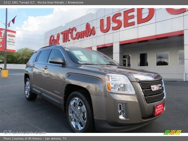 Mocha Steel Metallic / Brownstone 2012 GMC Terrain SLT