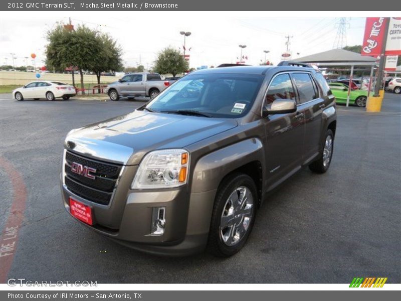 Mocha Steel Metallic / Brownstone 2012 GMC Terrain SLT