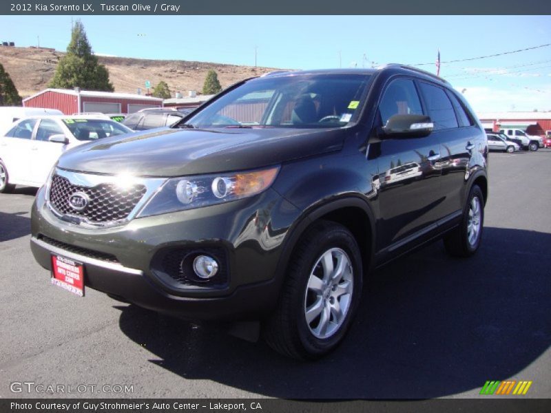 Tuscan Olive / Gray 2012 Kia Sorento LX