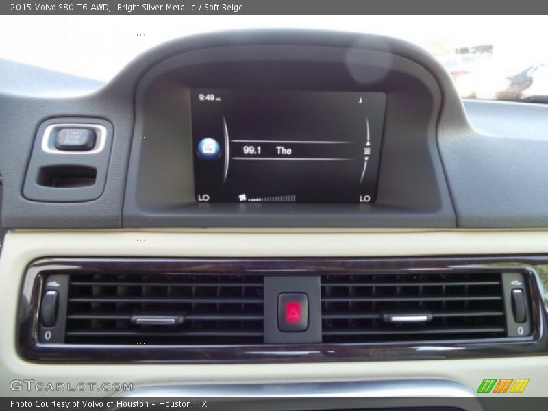 Bright Silver Metallic / Soft Beige 2015 Volvo S80 T6 AWD