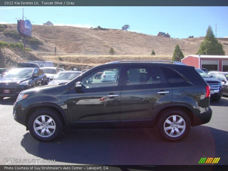 Tuscan Olive / Gray 2012 Kia Sorento LX