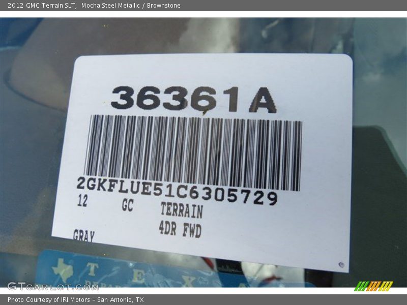 Mocha Steel Metallic / Brownstone 2012 GMC Terrain SLT