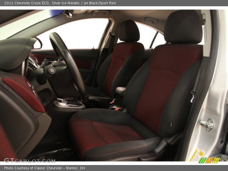 2011 Cruze ECO Jet Black/Sport Red Interior