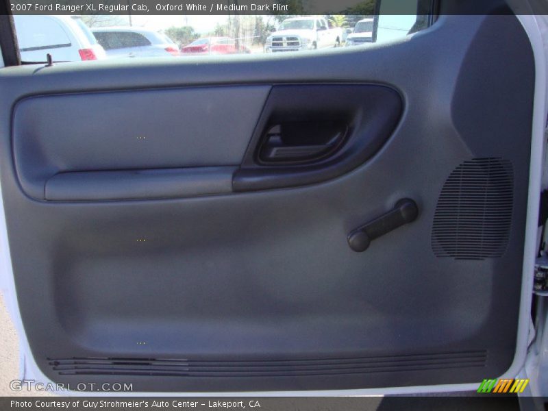 Oxford White / Medium Dark Flint 2007 Ford Ranger XL Regular Cab